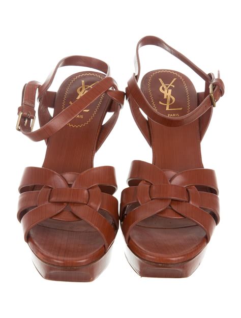 yves saint laurent tribute sandals|ysl tribute platform sandals.